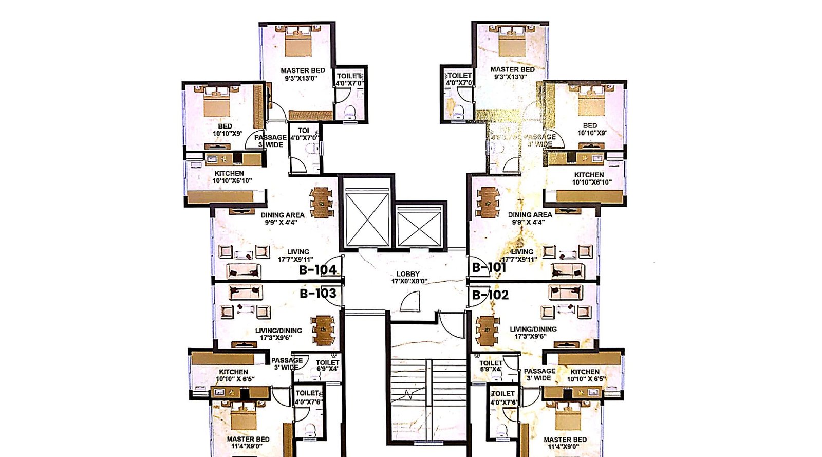 Shreem-Shree-krishna-Typical-Floor-Plan-B-Wing